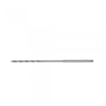 Borchardt Twist Drill 5 mm Borchardt Shaft, Long Working End Stainless Steel, Diameter 2.5 mm Ø